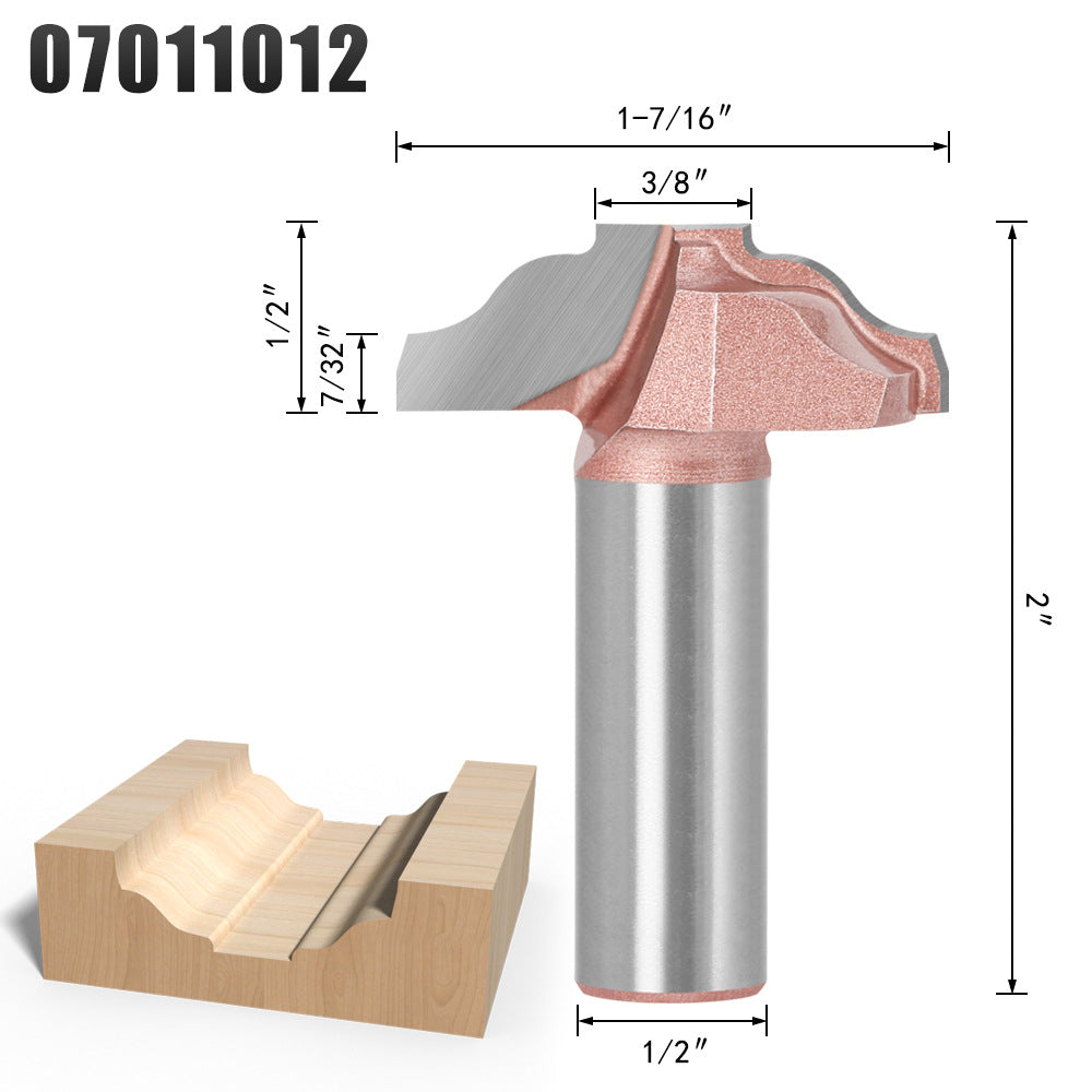 Industrial cabinet door panel knife pattern knife cutting knife trimming edge woodworking engraving machine integrated knife bottom cleaning milling cutter