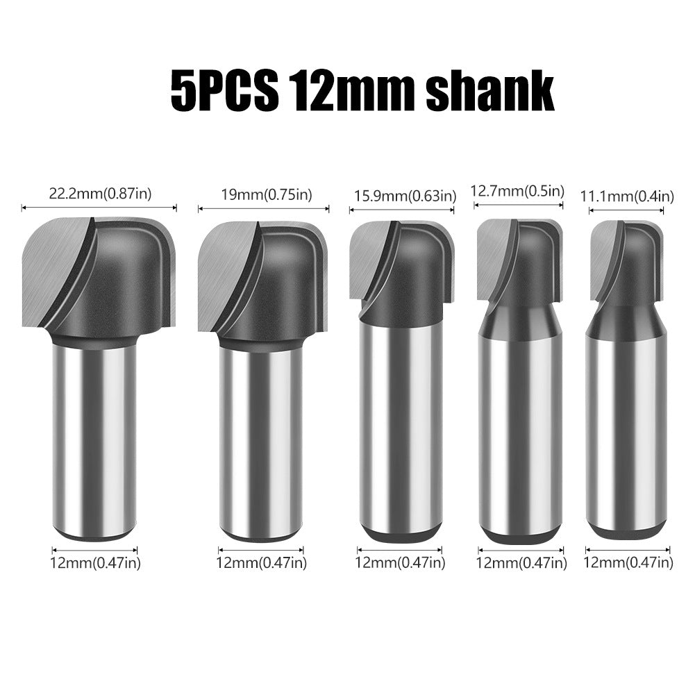 12 handle 6 handle double arc round bottom knife, slotting knife bakelite milling cutter, engraving machine trimming machine round bottom linear knife