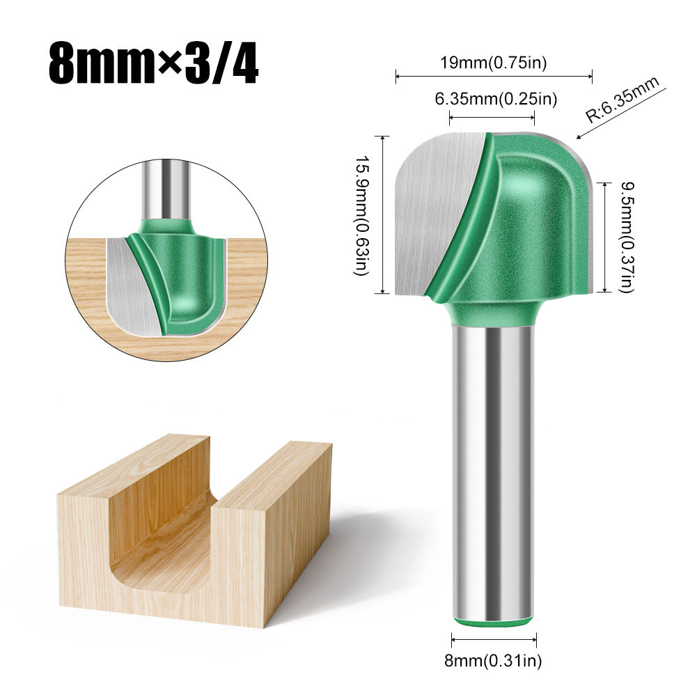 8 handle double arc round bottom knife slotting knife notch knife woodworking scraping bottom knife bowl cutter round bottom knife chamfering knife