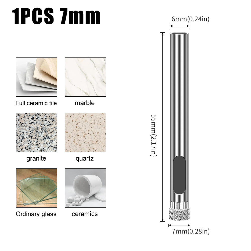 Diamond high-quality integrated steel glass drill bit, tile wall marble hole punch, electroplated drill bit glass opening