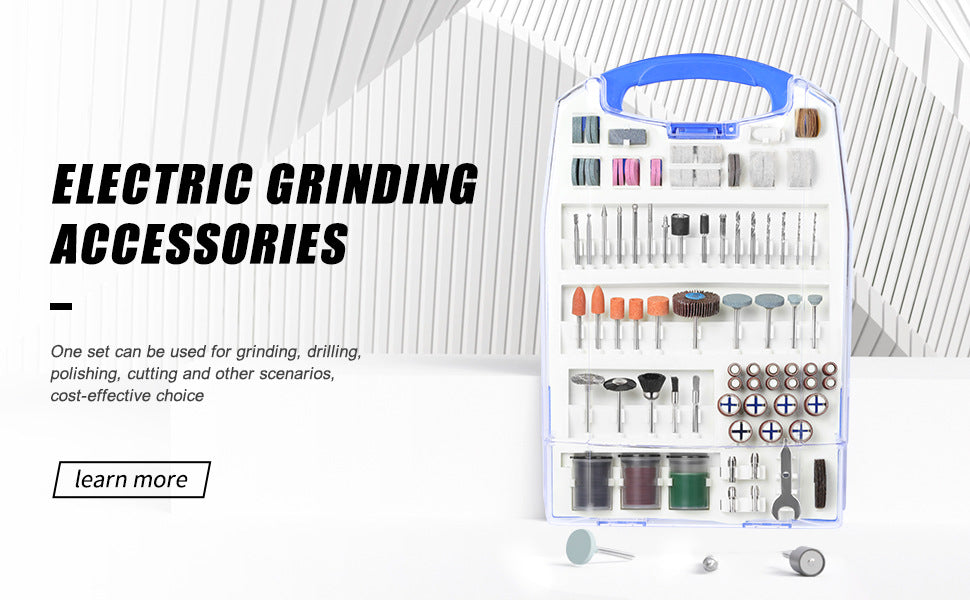 188Pcs Grinding Head Electric Grinding Machine Accessories, Group Set, Electric Grinding Head Cutting, Grinding and Polishing Combination Grinding Wheel Grinding Head