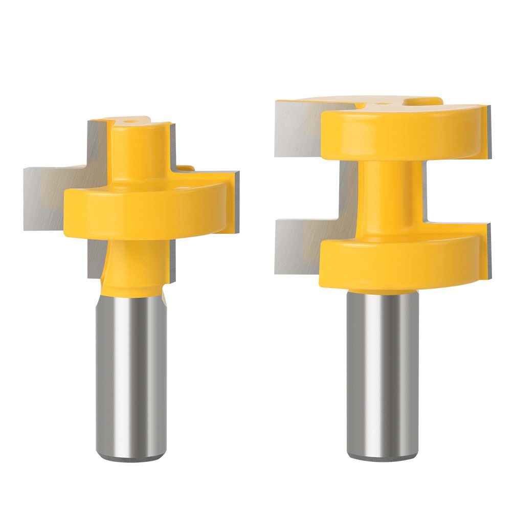 1/2 handle 12 handle generous tooth tenon cutter woodworking milling cutter tenon cutter 8 handle square tooth tenon cutter floor cutter board cutter