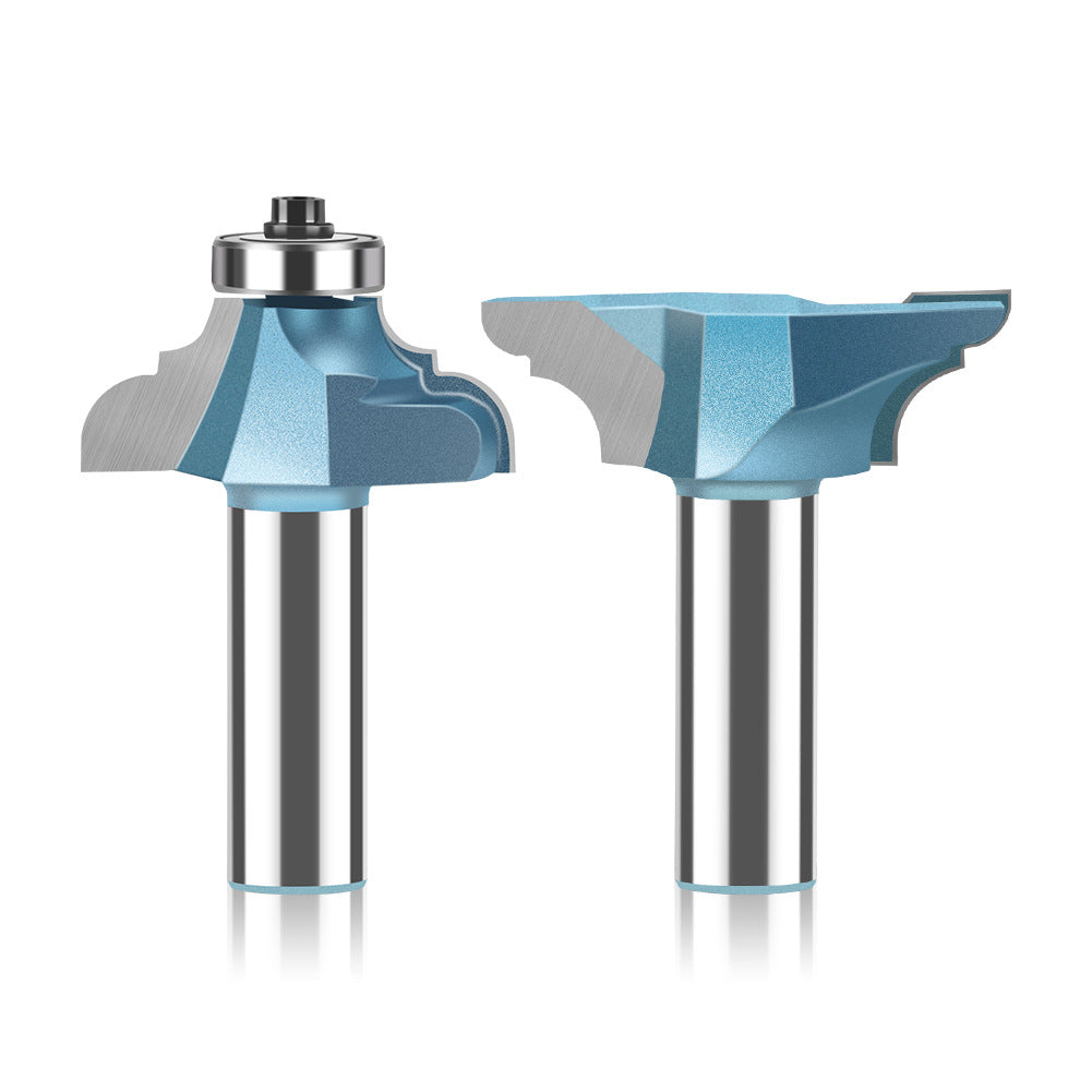 Professional grade Tibetan jumping table female knife set, double R line knife woodworking milling cutter cabinet door jumping table male and female tenon