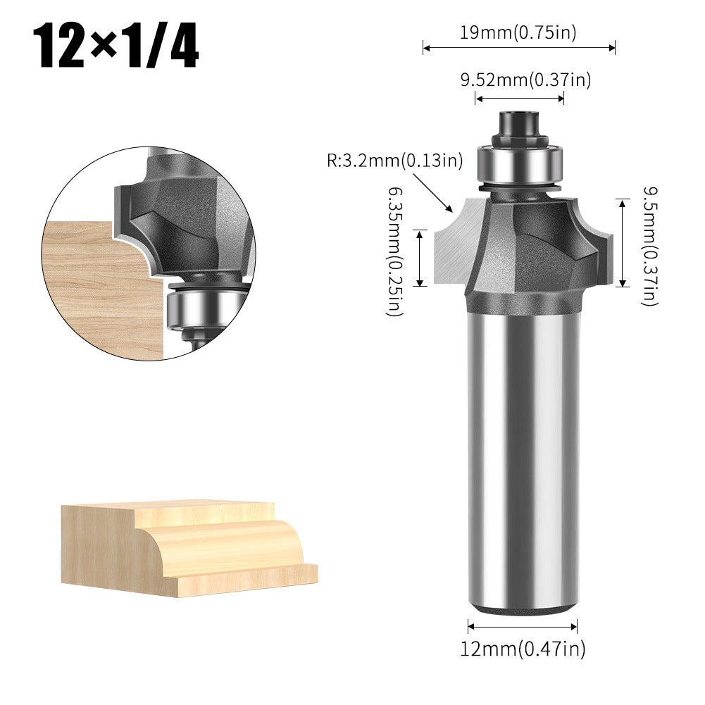 Woodworking Minzai Knife 6 Handles 12 Handles Line Knife Cabinet Door Panel Slotting Edge Trimming Milling Knife Edge Trimming Machine Knife Gong Machine Knife Carving