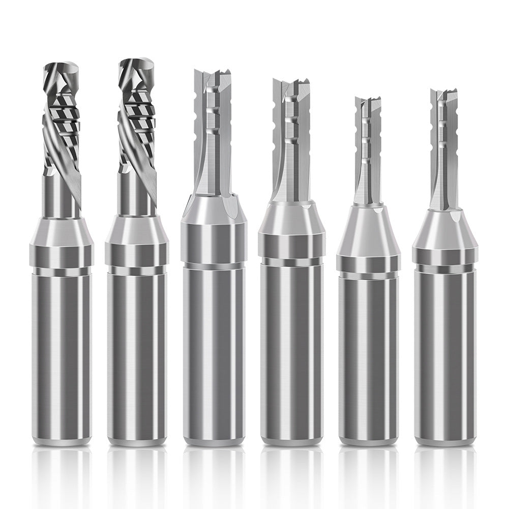 Industrial grade TCT three-edge cutting knife straight knife integral tungsten steel alloy, fast drilling and cutting
