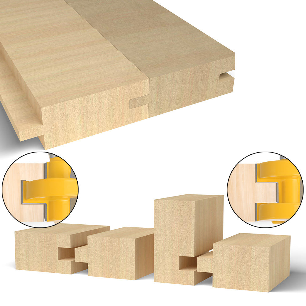 1/2 handle 12 handle generous tooth tenon cutter woodworking milling cutter tenon cutter 8 handle square tooth tenon cutter floor cutter board cutter