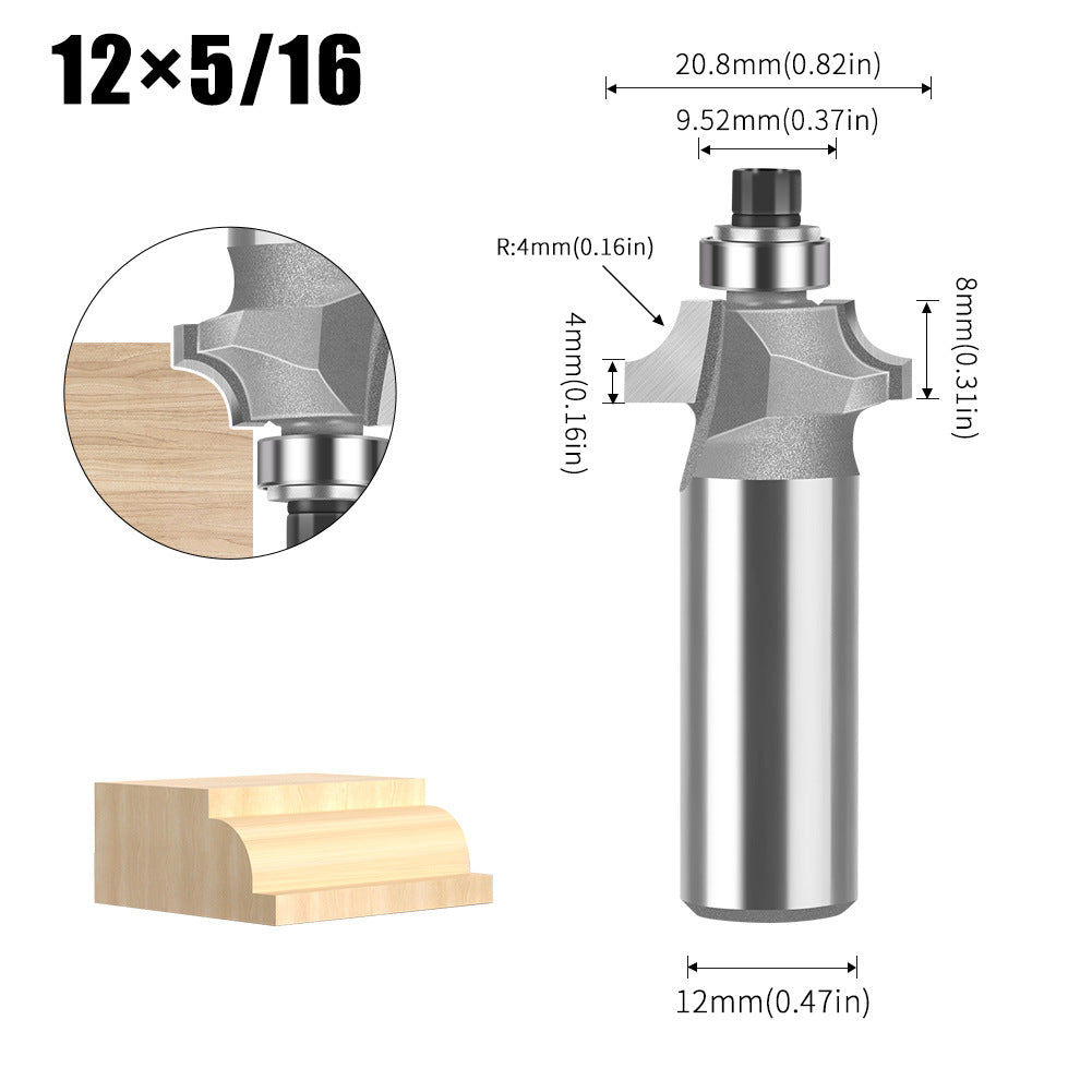 Woodworking Minzai Knife 6 Handles 12 Handles Line Knife Cabinet Door Panel Slotting Edge Trimming Milling Knife Edge Trimming Machine Knife Gong Machine Knife Carving