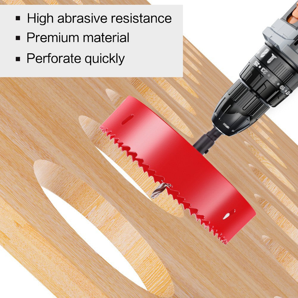 M42 bimetal large size hole opener 100mm iron pipe aluminum gypsum board PV drill bit hole saw