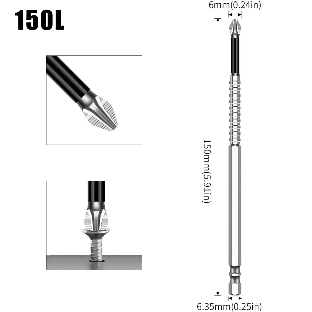 K5 anti-skid batch S2 strong magnetic 5A black anti-skid cross batch, hand drill electric screwdriver high hardness