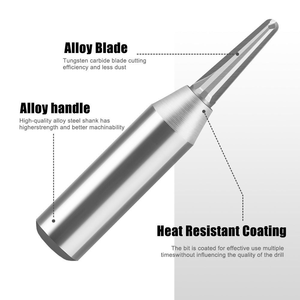 TCT round bottom knife taper round bottom slim mouth arc groove slotted arc grille open fan filling 1/2 handle woodworking milling cutter