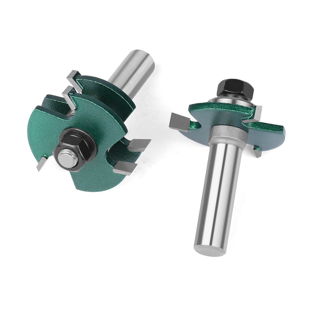 3-Tooth T-tenon cutter Square tooth tenon cutter, floor cutter, puzzle cutter, woodworking milling cutter, engraving cutter