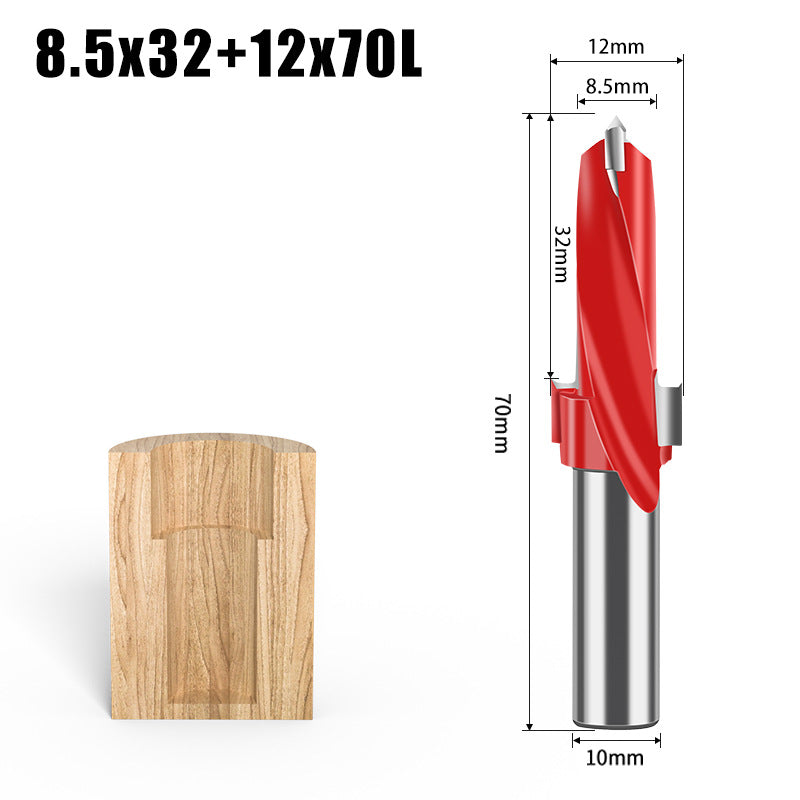 Step Drill Three-in-One Drill Secondary Drill Alloy Woodworking Step Drill Side Hole Machine Drill Bag Countersunk Hole Woodworking Row Drill Bit