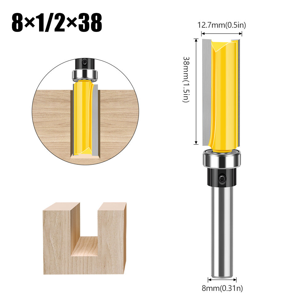 8Mm handle imitation trimming knife slotting 12.7 diameter straight edge AliExpress Amazon engraving machine woodworking milling cutter head