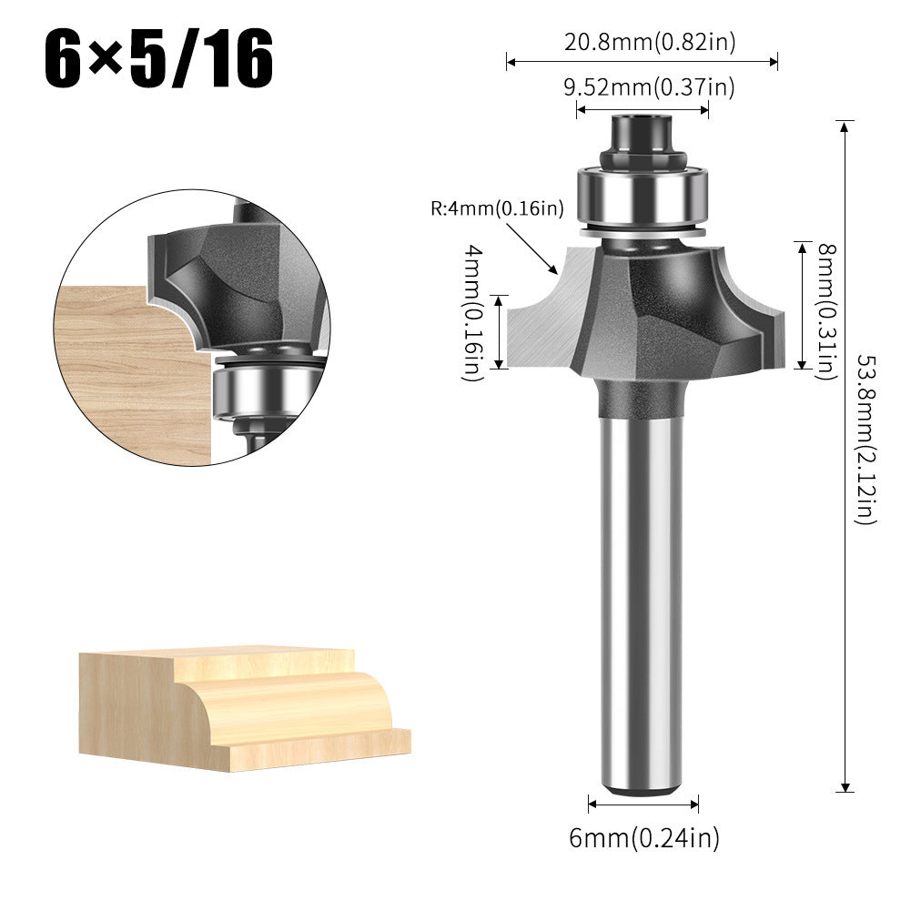 Woodworking Minzai Knife 6 Handles 12 Handles Line Knife Cabinet Door Panel Slotting Edge Trimming Milling Knife Edge Trimming Machine Knife Gong Machine Knife Carving