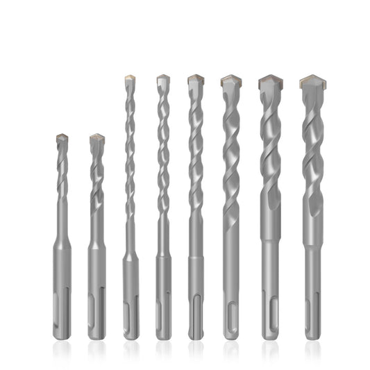 One word drill bit, impact electric hammer drill bit, tungsten steel alloy drill bit 6mm round handle alloy concrete through wall drilling