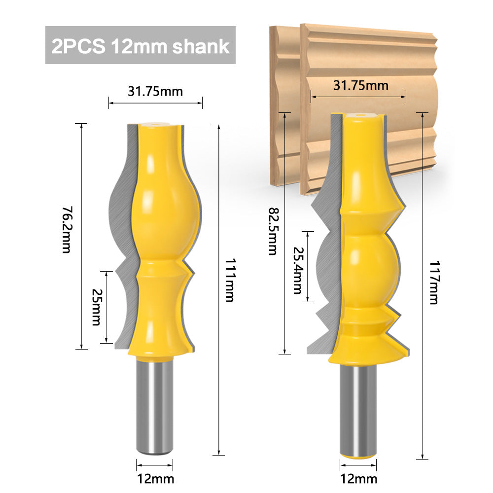High-grade crown armrest knife ceiling line ceiling knife engraving machine milling cutter line knife woodworking milling cutter woodworking knife