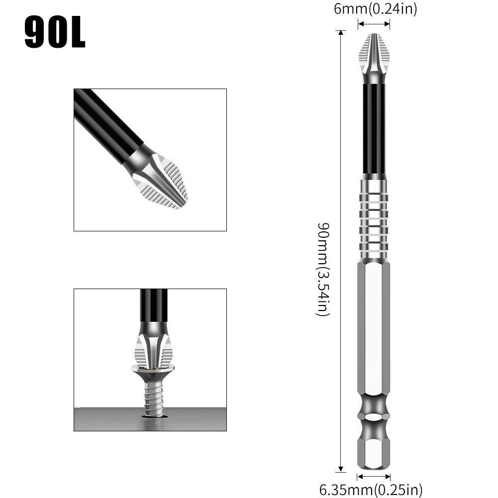 K5 anti-skid batch S2 strong magnetic 5A black anti-skid cross batch, hand drill electric screwdriver high hardness