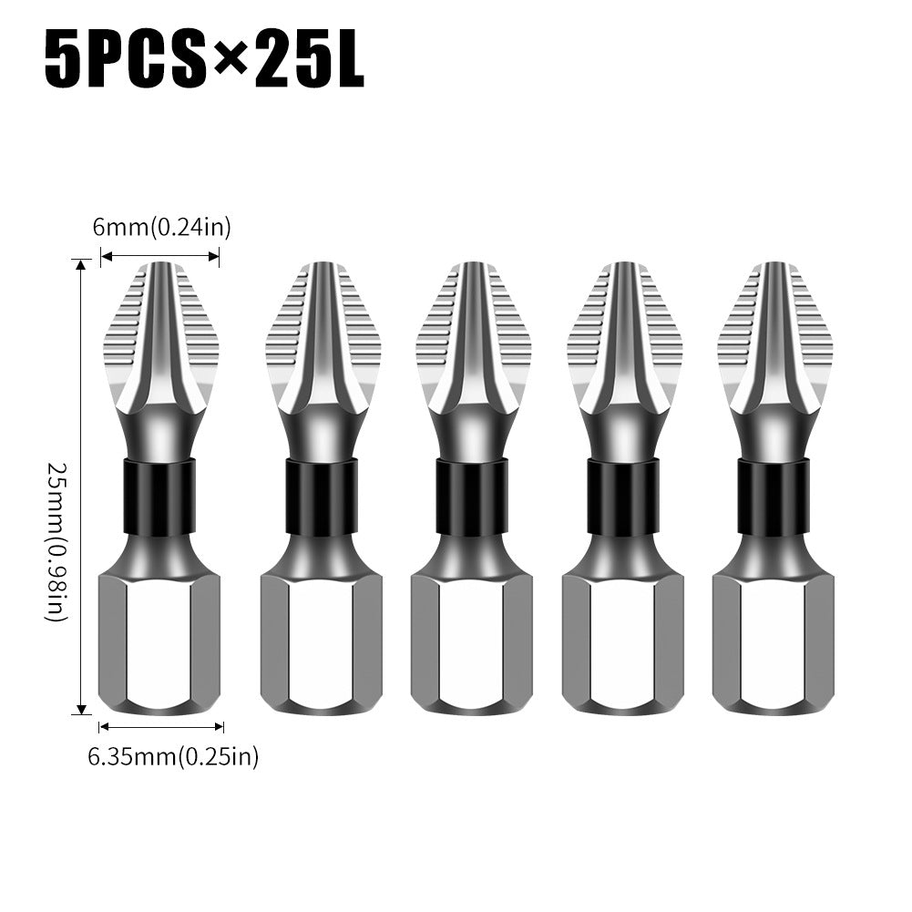 K5 anti-skid batch S2 strong magnetic 5A black anti-skid cross batch, hand drill electric screwdriver high hardness
