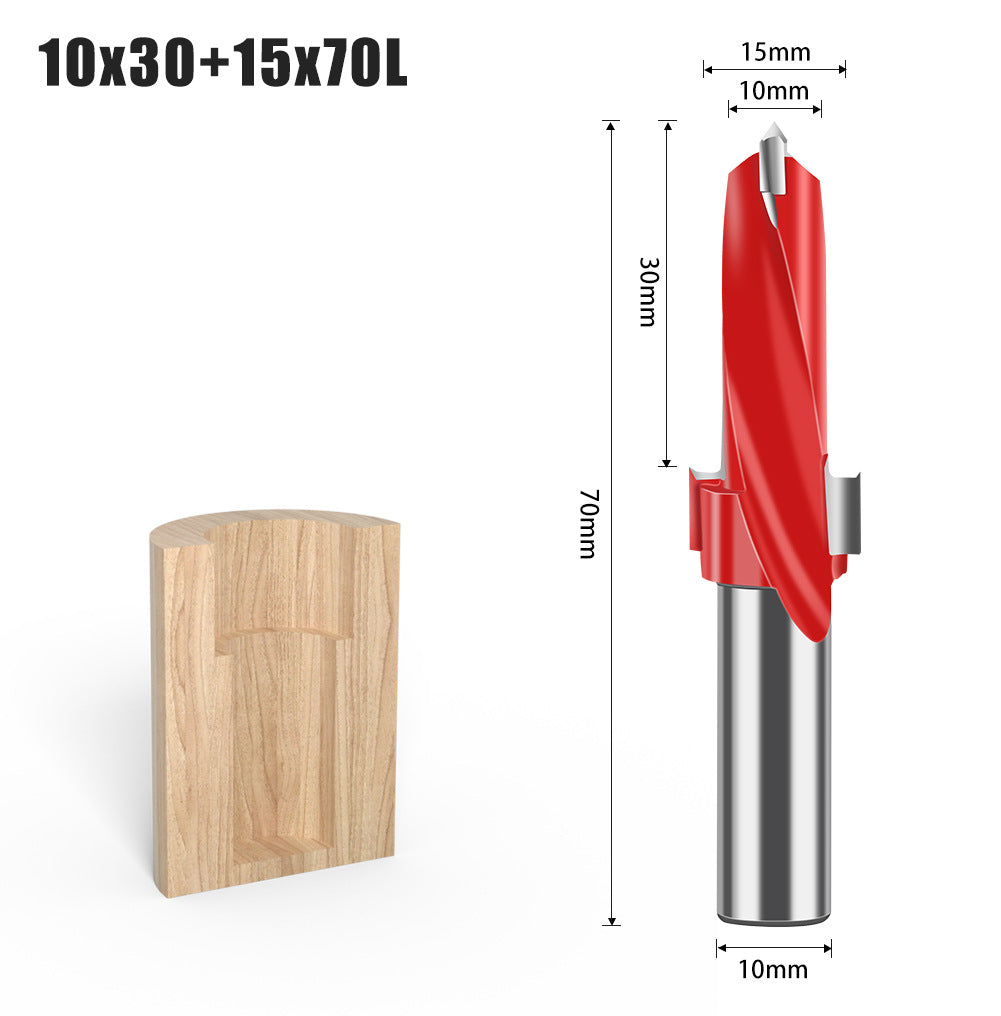 Step Drill Three-in-One Drill Secondary Drill Alloy Woodworking Step Drill Side Hole Machine Drill Bag Countersunk Hole Woodworking Row Drill Bit