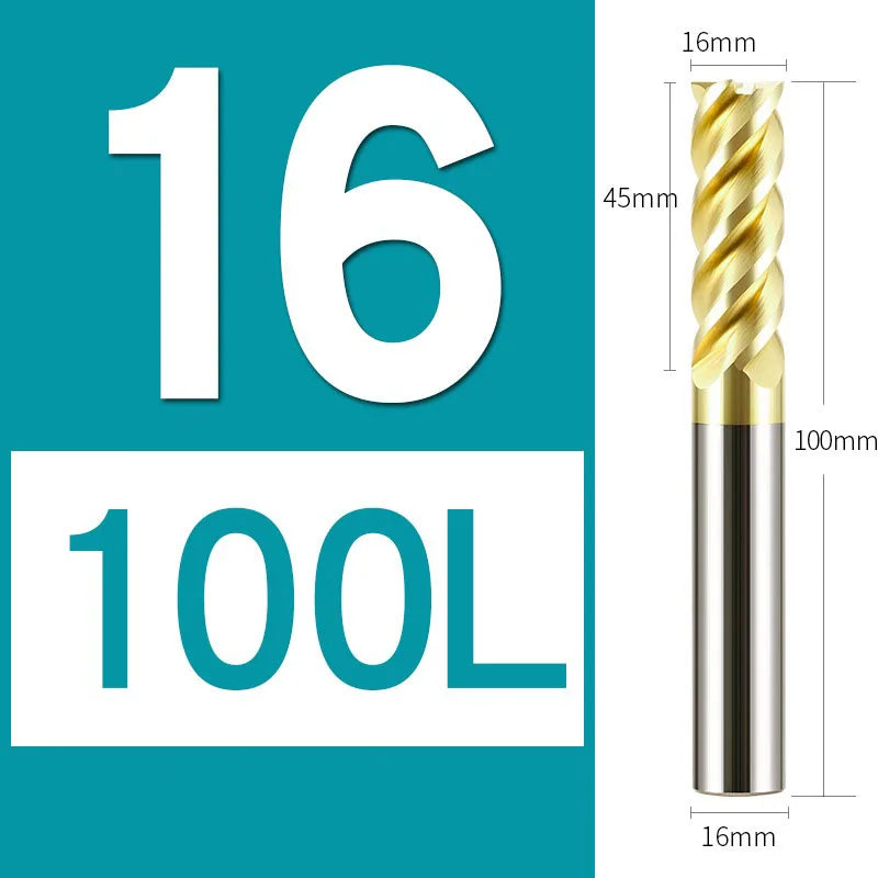 4Flutes HRC68 Carbide End Mill Alloy Tungsten Steel Milling Cutter Endmills CNC Cutting Tools for Stainless Steel Titanium steel