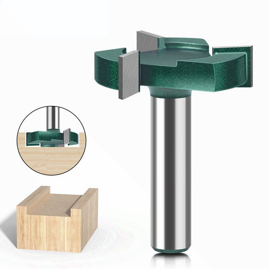 Three-edged T-knife, bottom cleaning knife, slot knife, four-edged slotting knife, woodworking milling cutter, alloy milling cutter, carving knife