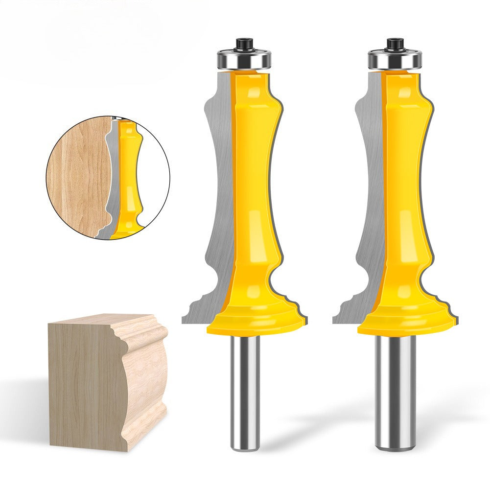 8 handle 1/2 handle high line armrest cutter woodworking milling cutter armrest cutter line cutter skirting cutter gong milling cutter carving knife