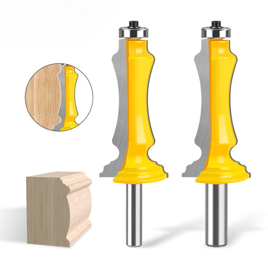 8 handle 1/2 handle high line armrest cutter woodworking milling cutter armrest cutter line cutter skirting cutter gong milling cutter carving knife