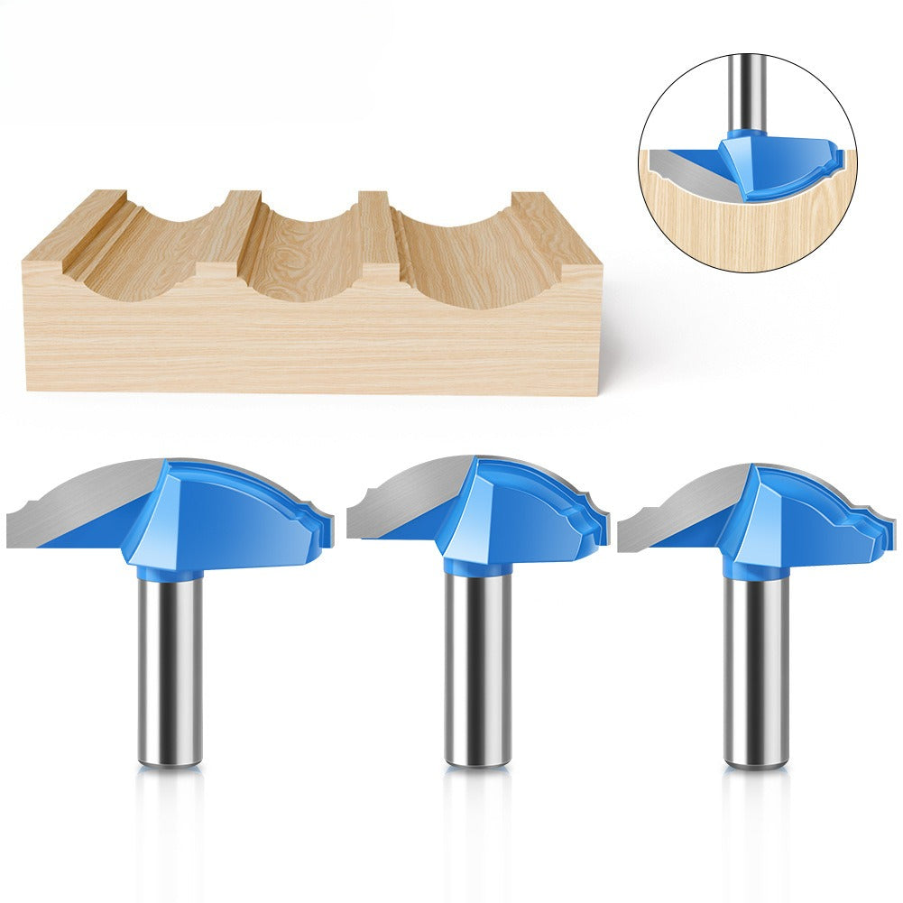 1/2 handle 12 handle pot arc knife line knife cabinet door panel knife flower line knife engraving machine milling cutter cabinet door knife