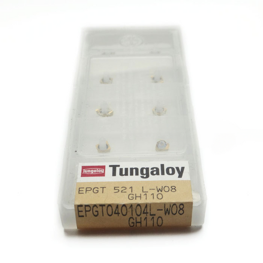 1BOX CNC Lathe Cutting Tool Milling Cutter Japan 100% Original  Tungaloy Carbide inserts  EPGT040104L-W08 GH110