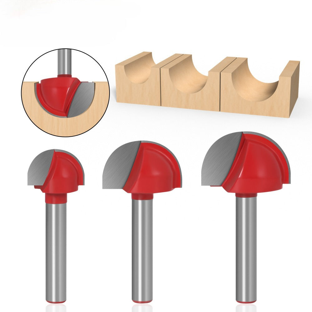 6 handle round bottom lace knife round head knife woodworking semicircular relief knife ball head computer engraving machine ball knife, lace knife