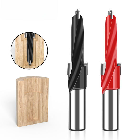 Step Drill Three-in-One Drill Secondary Drill Alloy Woodworking Step Drill Side Hole Machine Drill Bag Countersunk Hole Woodworking Row Drill Bit