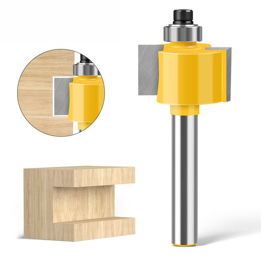 1/4 handle ball t-type knife slot knife slotting knife foreign trade export woodworking milling cutter with double-edge ball T-type cutter head