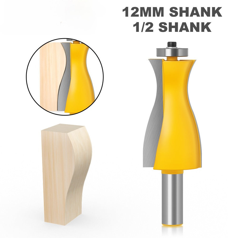 1/2 handle waist slim cabinet foot knife woodworking milling cutter engraving machine trimming knife floor foot line lace door cabinet top line knife