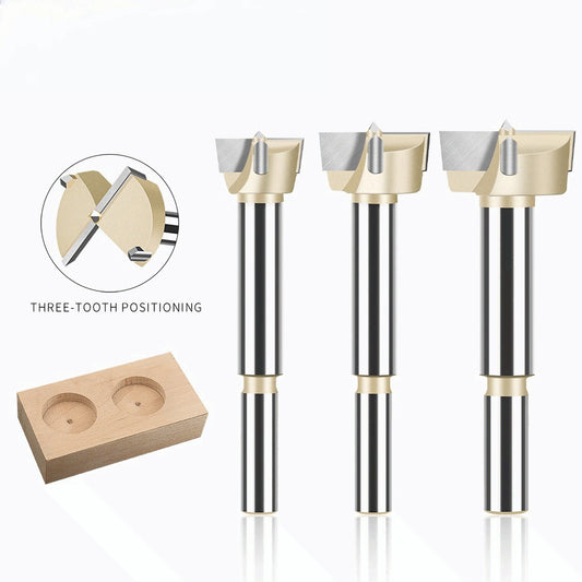 Woodworking hole opener Drill bit Extended round plastic wooden door Drill Wood punching Opening hole puncher