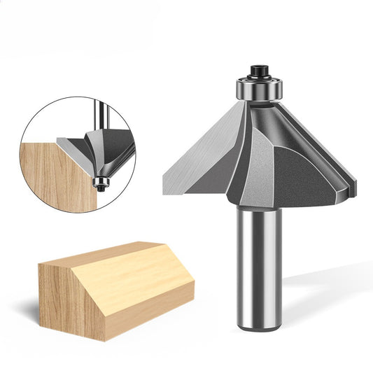 6 handle 12 handle 45 degree bevel knife woodworking milling cutter trimming machine engraving cutter head 45 degree chamfer knife bevel knife