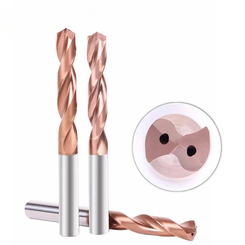 5D Internal cooling bit 3-12mm d6 d8 CNC High hard coating Tungsten carbide bit High efficiency wear-resistant cooling drill
