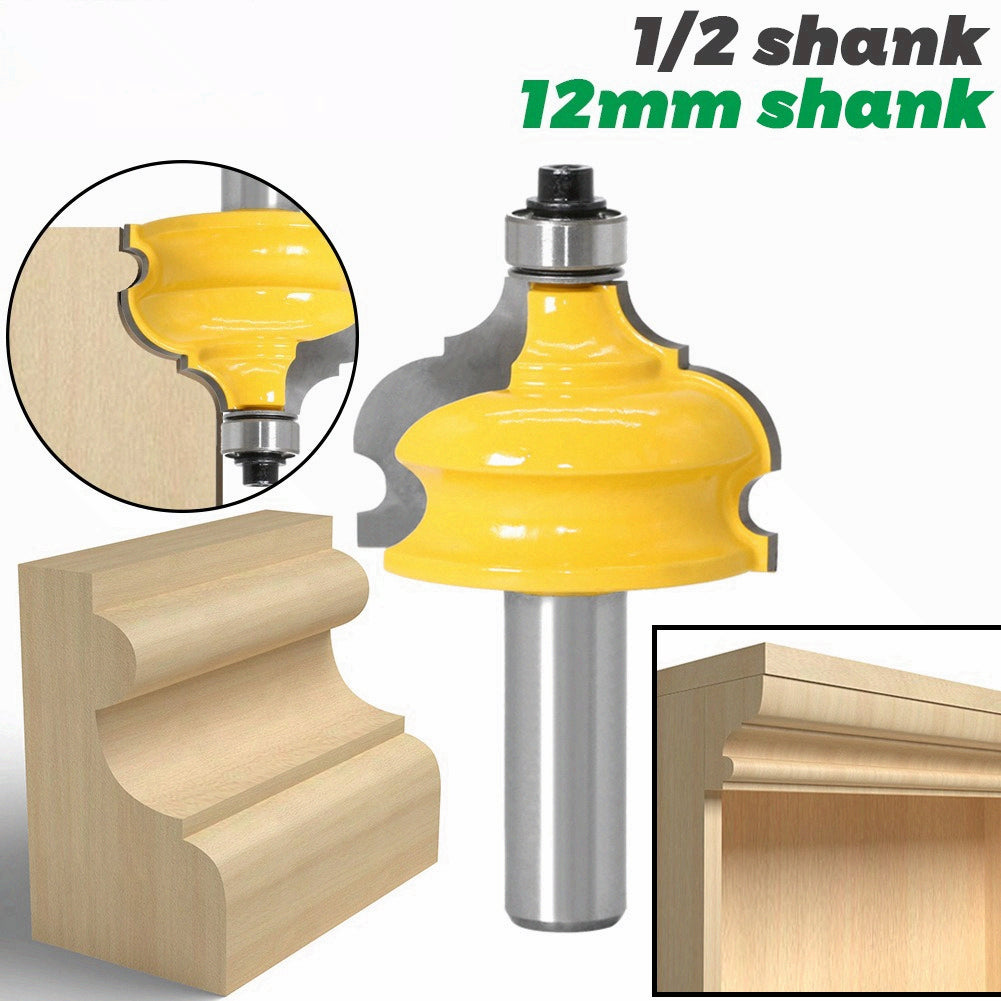 1/2 handle high-grade half-arc elegant knife, side line knife, cabinet line knife, ceiling knife, cabinet door line knife, woodworking milling cutter