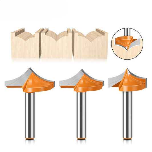 Pointed nozzle knife engraving knife flower line knife cabinet door panel knife woodworking fancy milling cutter numerical control engraving machine tool door panel knife