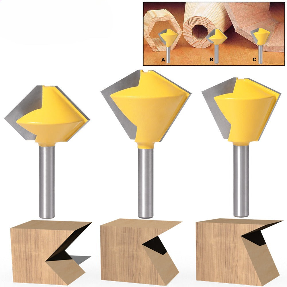 Multilateral tenon cutter Woodworking milling cutter, jigsaw cutter, hexagonal octagonal twelve-sided tenon cutter Barrel cutter