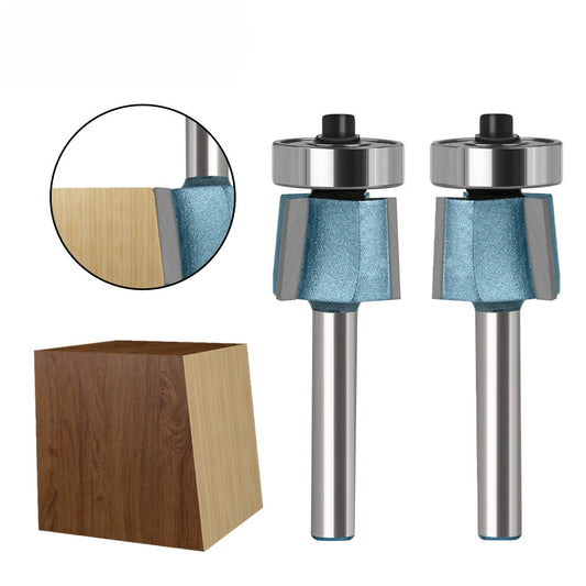 8 degree oblique trimming knife three-blade oblique trimming knife edge banding machine head chamfering knife R angle cutter head