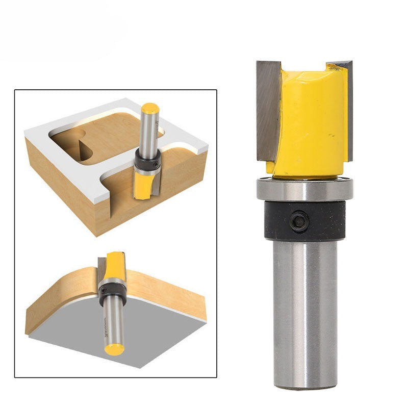 Copy trimming cutter 1/2 * 3/4 * 3/4 woodworking milling cutter slotting cutter trimming machine cutter head engraving machine bakelite milling