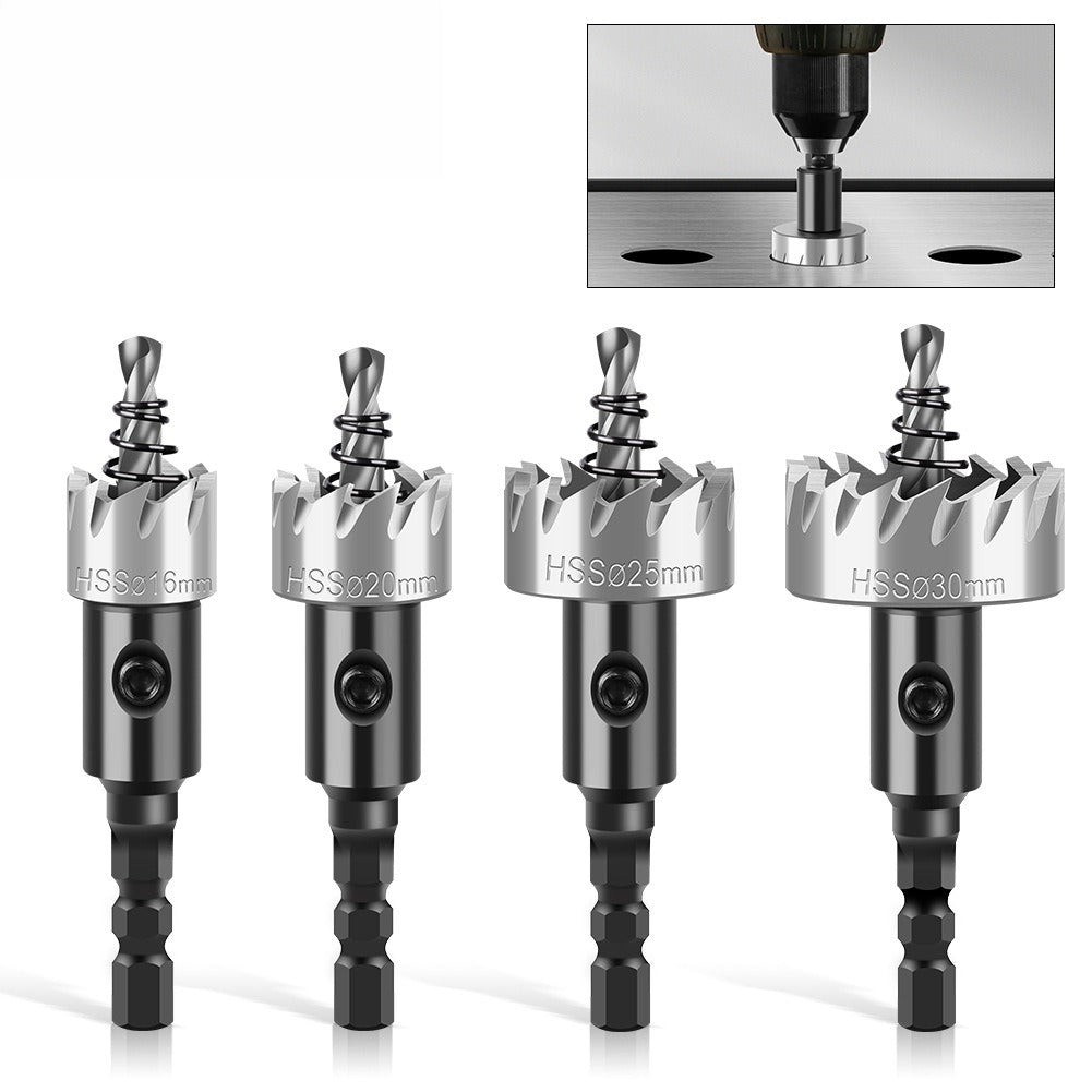 HSS hexagonal shank high speed steel 4341 hole opener, iron sheet stainless steel hole opener metal, thin plate drilling