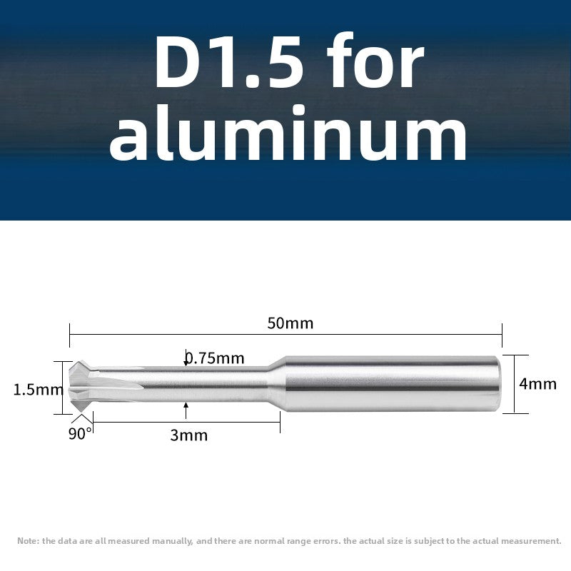 Tungsten steel upper and lower chamfering tool 60/90 degrees double-sided chamfering T-shaped integral alloy positive and reverse inner hole reverse thread cutting tool
