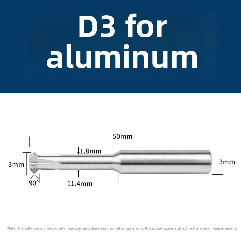 Tungsten steel upper and lower chamfering tool 60/90 degrees double-sided chamfering T-shaped integral alloy positive and reverse inner hole reverse thread cutting tool