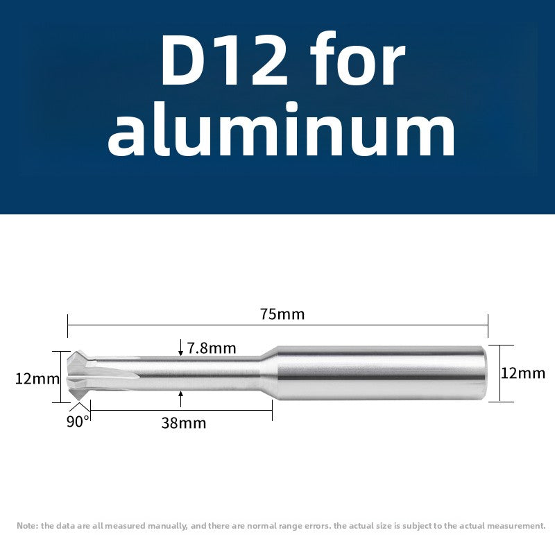 Tungsten steel upper and lower chamfering tool 60/90 degrees double-sided chamfering T-shaped integral alloy positive and reverse inner hole reverse thread cutting tool