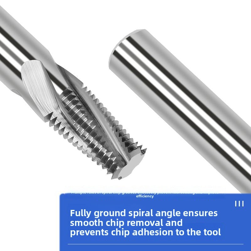 Tungsten Steel Alloy US Tapered Pipe Thread Milling Cutter Aluminum Coating CNC Machining Center