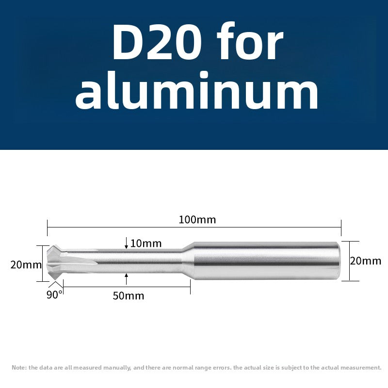 Tungsten steel upper and lower chamfering tool 60/90 degrees double-sided chamfering T-shaped integral alloy positive and reverse inner hole reverse thread cutting tool