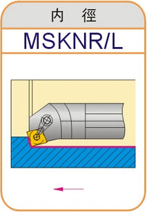 Lathe Turning Holder S20R S25S S32T S40T S50U-MSKNR12 MSKNL12